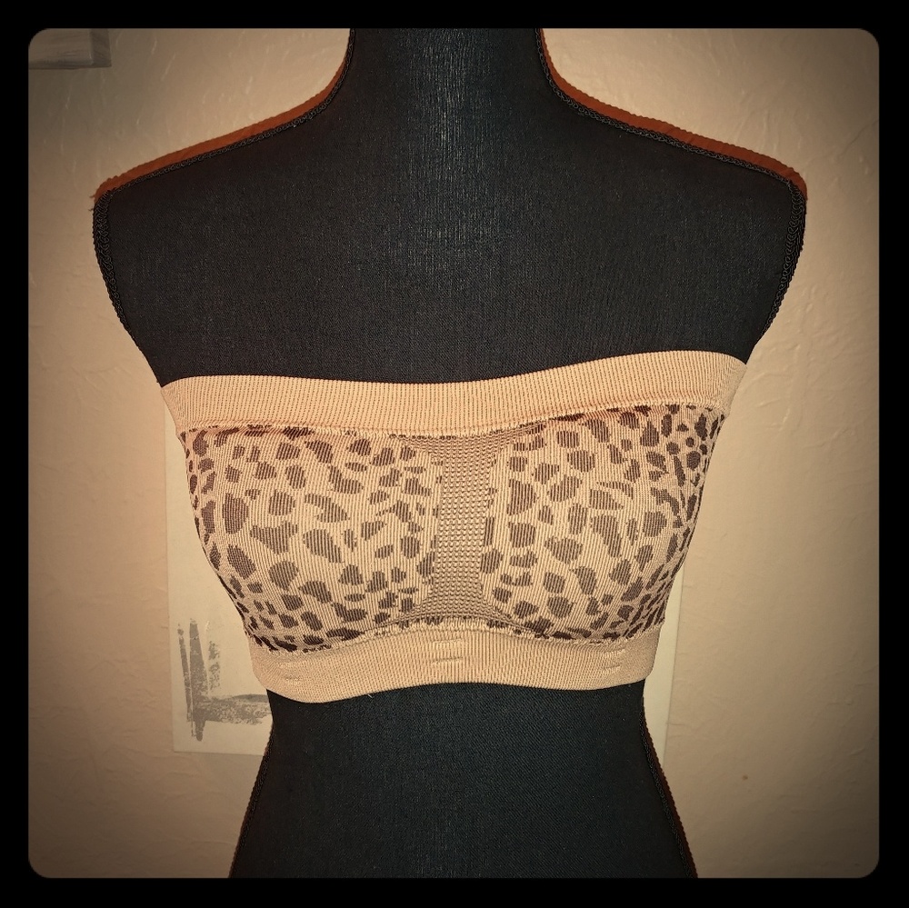 Bandeau Leopard Print Bralette